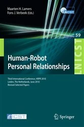 Book cover of Human-Robot Personal Relationships by Maarten H. Lamers