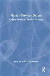 Book cover of Human Services Online by Jerry Finn