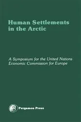Book cover of Human Settlements in the Arctic by Sam Stuart