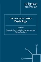 Book cover of Humanitarian Work Psychology by S. C Carr
