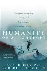 Book cover of Humanity on a Tightrope by Paul R. Ehrlich