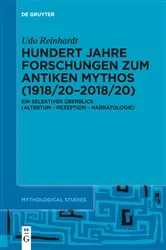 Book cover of Hundert Jahre Forschungen zum antiken Mythos (1918/20–2018/20) by Unknown