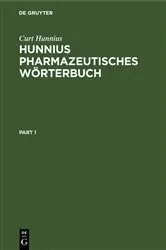 Book cover of Hunnius pharmazeutisches Wörterbuch (7th ed.) by Curt Hunnius