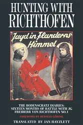 Book cover of Hunting with Richthofen Jagd in Flanderns Himmel by Jan Hayzlett