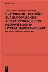 Book cover of Hvanndalir – Beiträge zur europäischen Altertumskunde und mediävistischen Literaturwissenschaft by Alessia Bauer