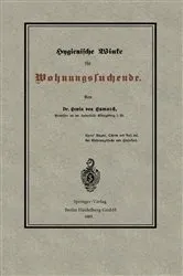 Book cover of Hygienische Winke für Wohnungssuchende by Erwin von Esmarch
