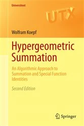 Book cover of Hypergeometric Summation (2nd ed.) by Wolfram Koepf