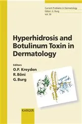Book cover of Hyperhidrosis and Botulinum Toxin in Dermatology by O.P. Kreyden