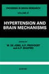 Book cover of Hypertension and Brain Mechanisms by W. De Jong