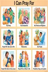 Book cover of I Can Pray for Wall Chart by Rose Publishing