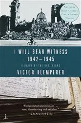 Book cover of I Will Bear Witness, Volume 2 by Victor Klemperer