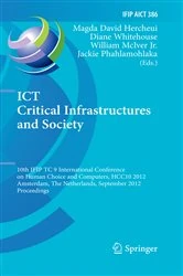 Book cover of ICT Critical Infrastructures and Society by Magda David Hercheui
