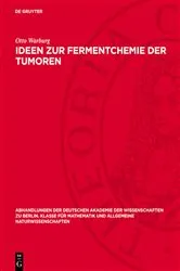 Book cover of Ideen zur Fermentchemie der Tumoren by Otto Warburg