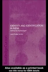 Book cover of Identity and Identification in India by Laura Dudley Jenkins