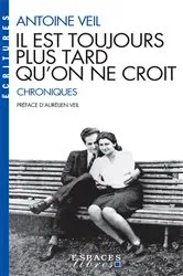 Book cover of Il est toujours plus tard qu'on ne croit by Antoine Veil
