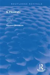 Book cover of Il Filostrato by Giovanni Boccaccio