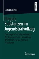 Book cover of Illegale Substanzen im Jugendstrafvollzug by Esther Bäumler