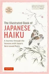 Book cover of Illustrated Book of Japanese Haiku by William Scott Wilson