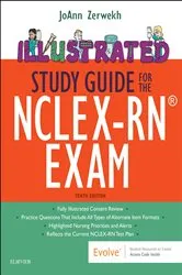 Book cover of Illustrated Study Guide for the NCLEX-RN® Exam E-Book (10th ed.) by Zerwekh EdD, MSN, RN, JoAnn