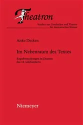 Book cover of Im Nebenraum des Textes by Anke Detken