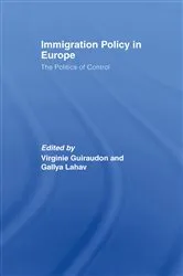 Book cover of Immigration Policy in Europe by Virginie Guiraudon