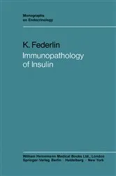 Book cover of Immunopathology of Insulin by K. Federlin