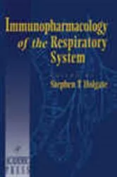 Book cover of Immunopharmacology of Respiratory System by Stephen T. Holgate