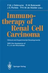 Book cover of Immunotherapy of Renal Cell Carcinoma by R.J.A. van Moorselaar