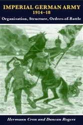 Book cover of Imperial German Army 1914-18 by Hermann Cron