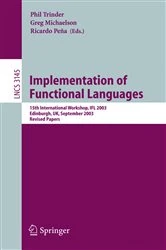 Book cover of Implementation of Functional Languages by Phil Trinder