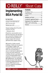 Book cover of Implementing BEA Portal 92 by Mark Kolb