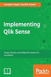 Book cover of Implementing Qlik Sense by Ganapati Hegde