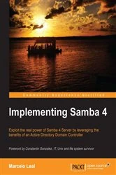 Book cover of Implementing Samba 4 by Marcelo Leal