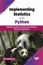 Book cover of Implementing Statistics with Python by Wei-Meng Lee
