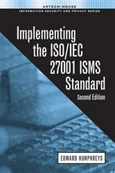 Book cover of Implementing the ISO/IEC 27001 by Edward Humphreys