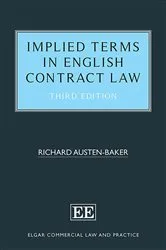 Book cover of Implied Terms in English Contract Law (3rd ed.) by Unknown
