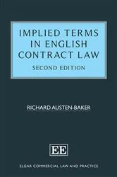 Book cover of Implied Terms in English Contract Law, Second Edition (2nd ed.) by Unknown