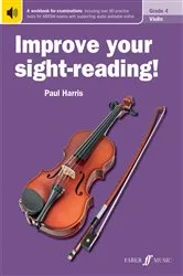 Book cover of Improve your sight-reading! Violin Grade 4 by Paul Harris