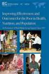 Book cover of Improving Effectiveness and Outcomes for the Poor in Health, Nutrition, and Population by World Bank