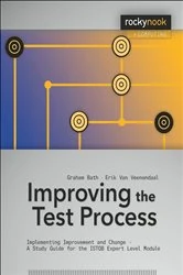 Book cover of Improving the Test Process by Graham Bath