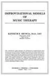 Book cover of Improvisational Models of Music Therapy by Kenneth Bruscia
