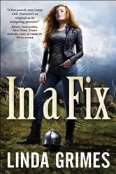 Book cover of In a Fix by Linda Grimes