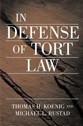 Book cover of In Defense of Tort Law by Unknown