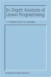 Book cover of In-Depth Analysis of Linear Programming by F.P. Vasilyev