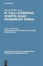 Book cover of In M. Antonium orationes Philippicae XIV (2nd ed.) by Marcus Tullius Cicero