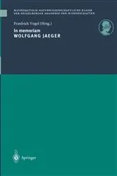 Book cover of In memoriam Wolfgang Jaeger by Friedrich Vogel