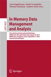 Book cover of In Memory Data Management and Analysis by Arun Jagatheesan