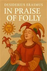 Book cover of In Praise of Folly Illustrated by Desiderius Erasmus