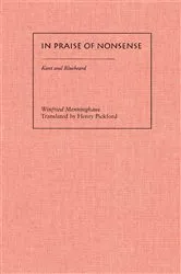 Book cover of In Praise of Nonsense by Winfried Menninghaus