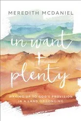 Book cover of In Want + Plenty by Meredith McDaniel
